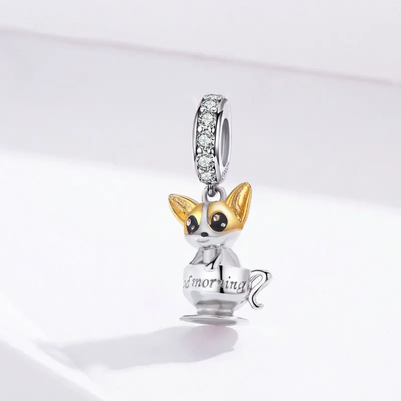Mireval Sterling Silver Enamel Christmas Tree Charm on a Sterling Silver Chain Necklace 16-20