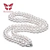 White Natural Freshwater Pearl Necklace For Women 8-9mm Necklace Beads Jewelry 40cm/45cm/50cm Length Necklace Fashion Jewelry ► Photo 1/5