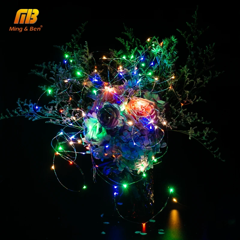 

USB LED String Lights Multi Color 10M 100leds LED Strip Lights RF Remote Control Copper Wire For Xmas Halloween Party US Plug