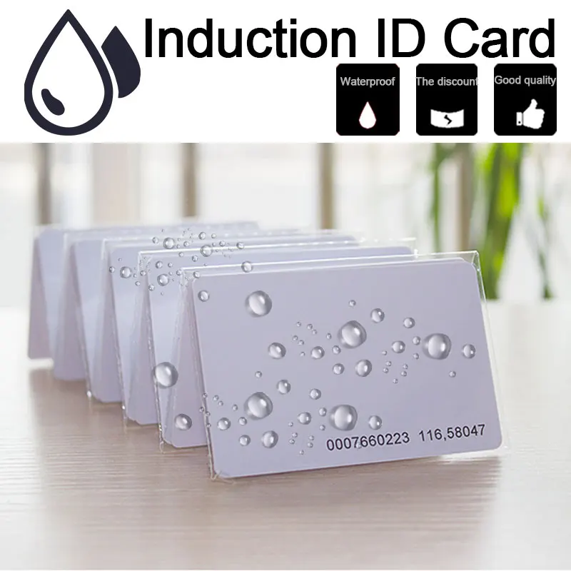 1 шт RFID карты 125 кГц EM4100 EM ID смарт TK4100 ПВХ ключ бесконтактных карт для двери Система