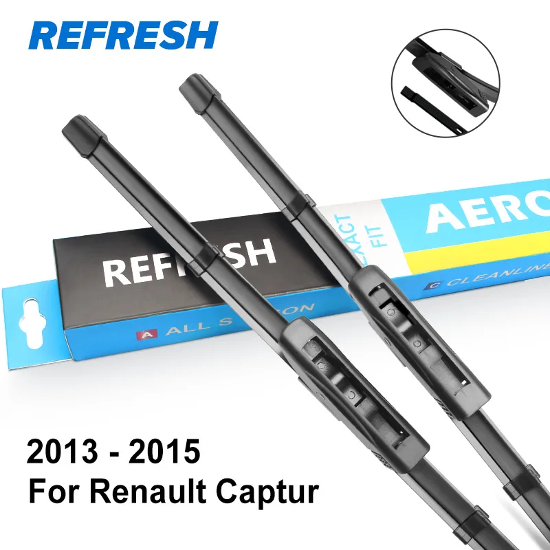 REFRESH Щетки стеклоочистителя рено Каптюр 2013 - Цвет: 2013 - 2015