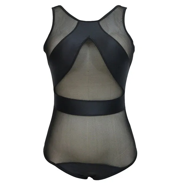 black one piece swimsuit603