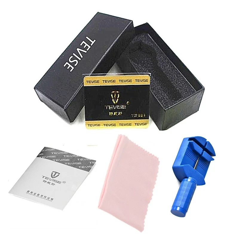 TEVISE Brand Watch Men T839A-002 Automatic Mechanical Watch Calendar Luminous Hands Waterproof Male Clock Business Wristwatch (23)