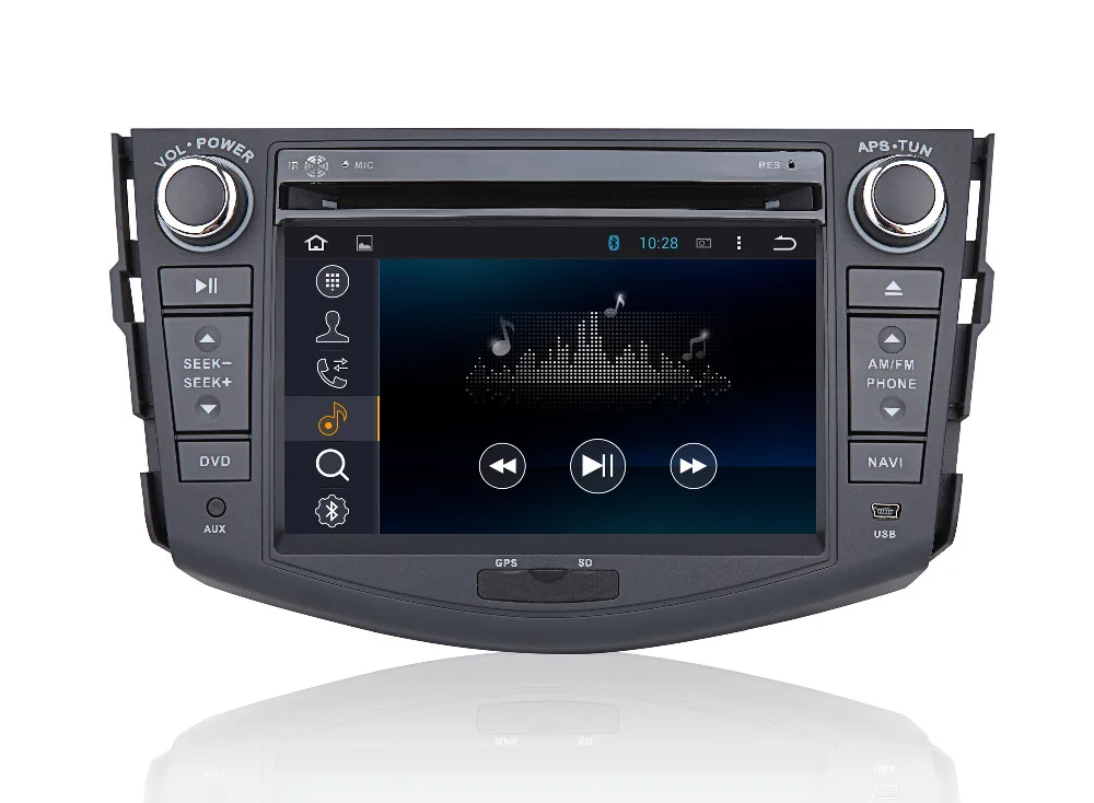Top Android 8.1 Quad Core 2G RAM Car DVD Player GPS Navigation For Toyota RAV4 Rav 4 2007 2008 2009 2010 2011 car radio wifi 4G 6