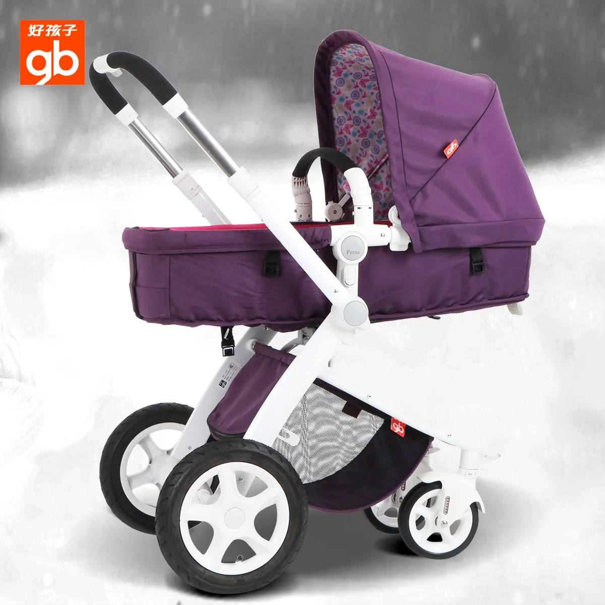 World famous brand gb baby stroller GB08 W European high landscape