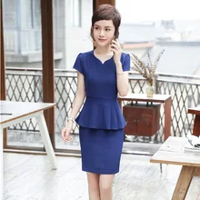 Форменные стили Формальные 2 шт. блейзеры костюмы с топом и юбкой для дам карьера интервью работа одежда женские костюмы с юбкой