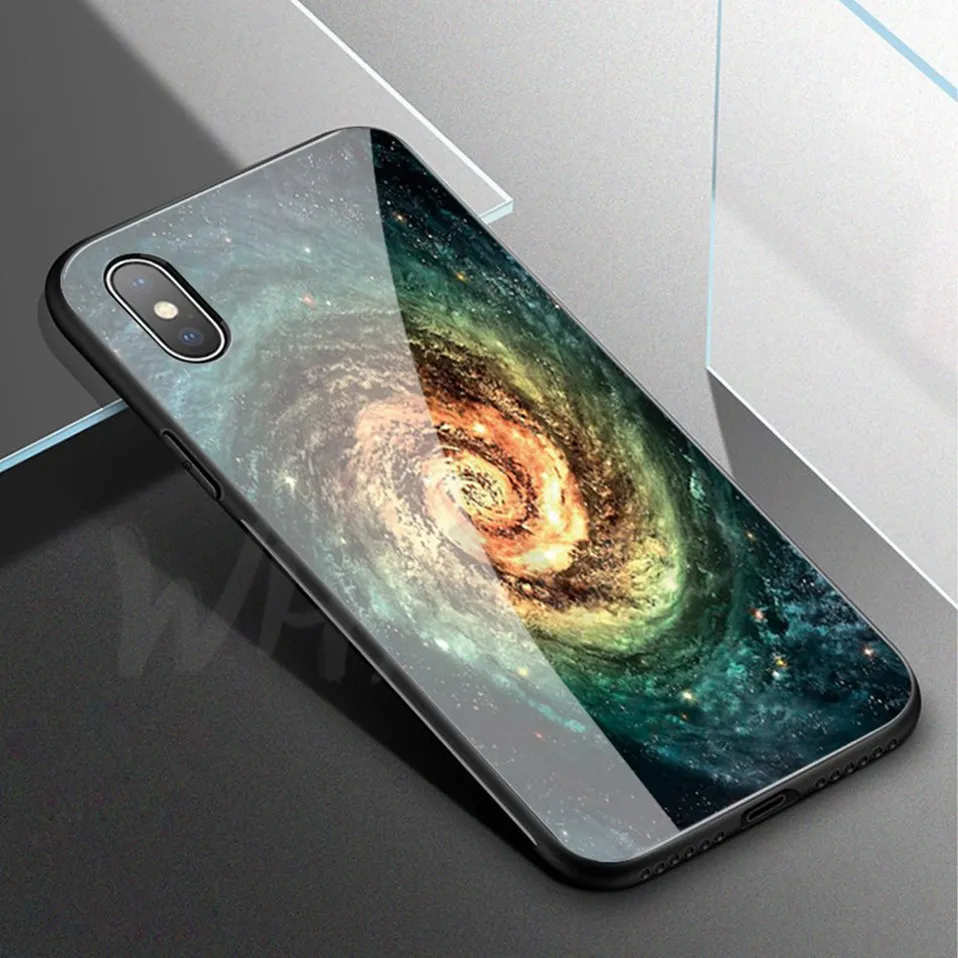 Luxury Case For iPhone X Silicone Bumper Mirror Tempered Glass Back Case For iPhone 6 6S 7 8 Plus iPhoneX Cover Funda Coque Capa (11)