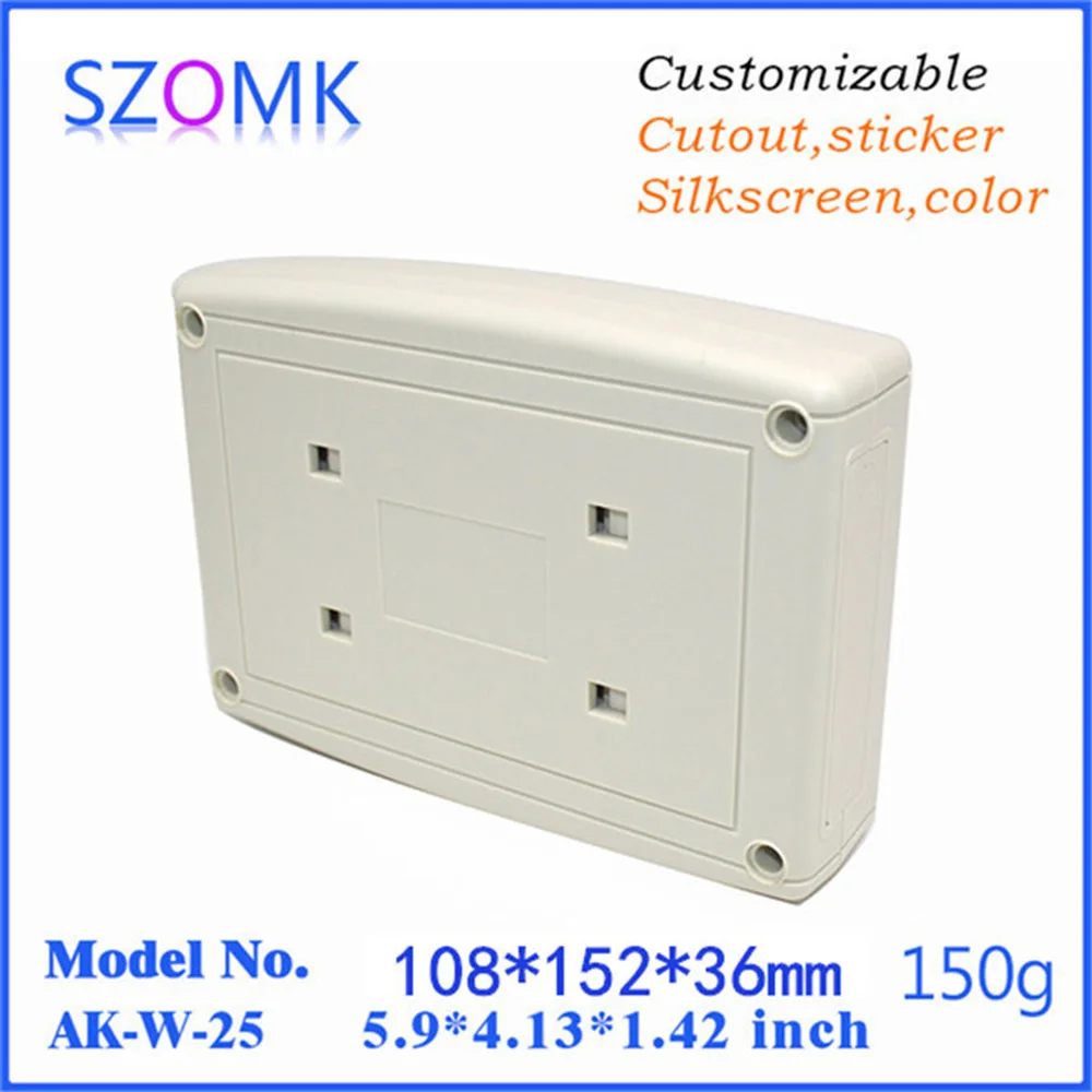 szomk plastic box enclosure for electronics wall mounting instrument enclosure pcb device box junction housing (22)