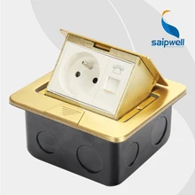 16A 220V Тонкий Дизайн Cu напольное гнездо/Французский Стиль разъем сети Интерфейс Водонепроницаемая напольная розетка(SPD-2F/CC6-9