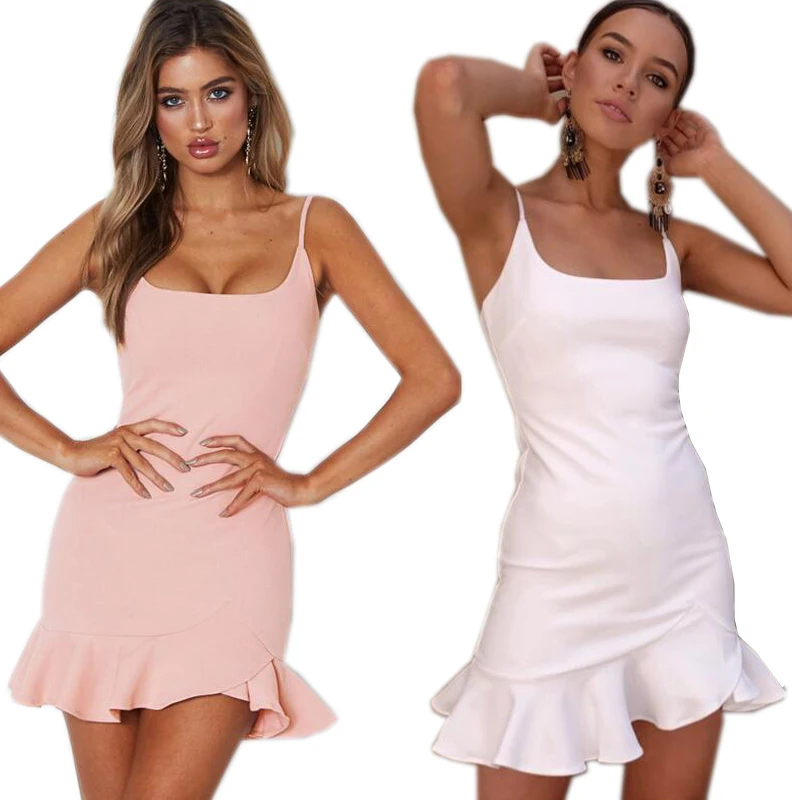 Free 2018 New spring summer Style Bodycon Dresses elegant package hip Dress Ladies Sexy high quality Sling vestidos | Женская одежда