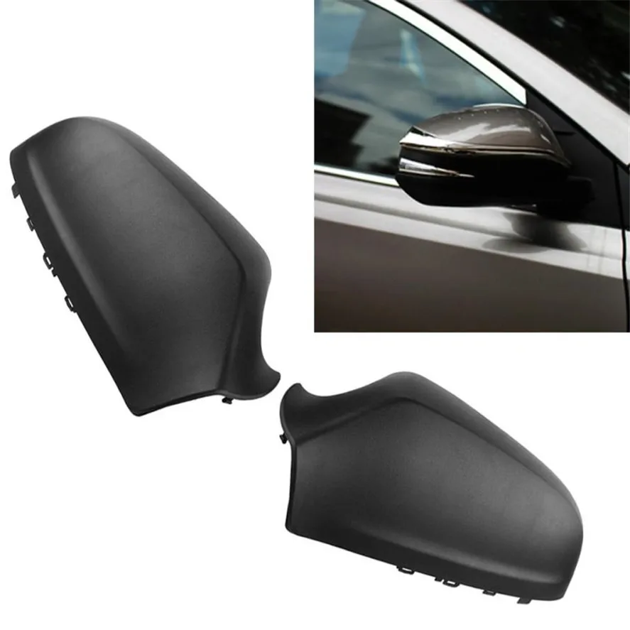New Car Mirror Covers 1pc Left / Right Black Wing Mirror Cover Casing