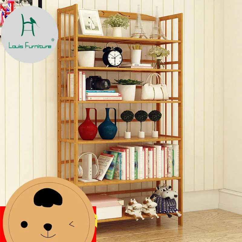 

Louis Fashion Bookcas Bookshelf Simple Student Creative Bookshelf Table Combination Modern Simple Children's Small Shelf Landing