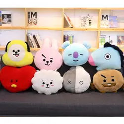 Новый Kpop армии Bangtan Boys BTS BT21 ВАПП подушки детские теплые Поддержи милые плюшевые куклы корейский Коя TATA COOKY CHIMMY Ван SHOOKY RJ Манг