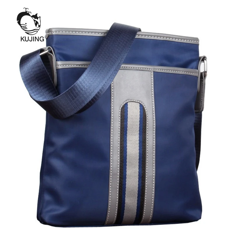 

KUJING Men's Bag High-quality Nylon Men's Shoulder Messenger Bag Hot Vertical Business Men's Bag Fashion Leisure Cheap Male Bag