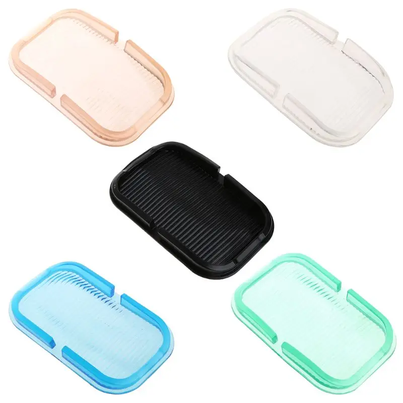 Purple+Green+Clear Anti-Slip Car Dashboard Sticky Pad Phone Holder NonSlip Mat