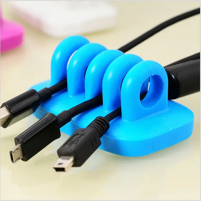 Storage Holder Computer electrical wire collector desktop 4 place card