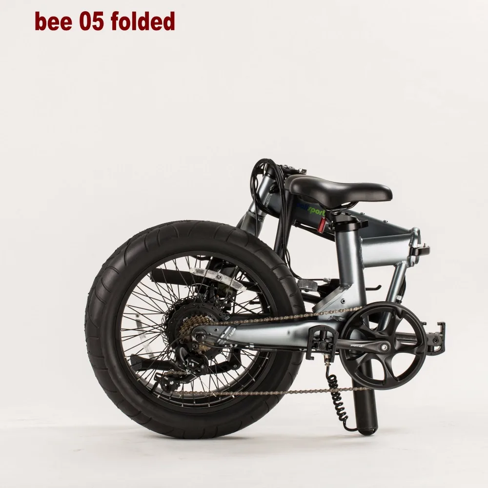 Clearance Intelligent electric bicycle BEE-05 20inch foldable bike 36v 350W motor 10.4AH lithium battery magnesium wheel 2