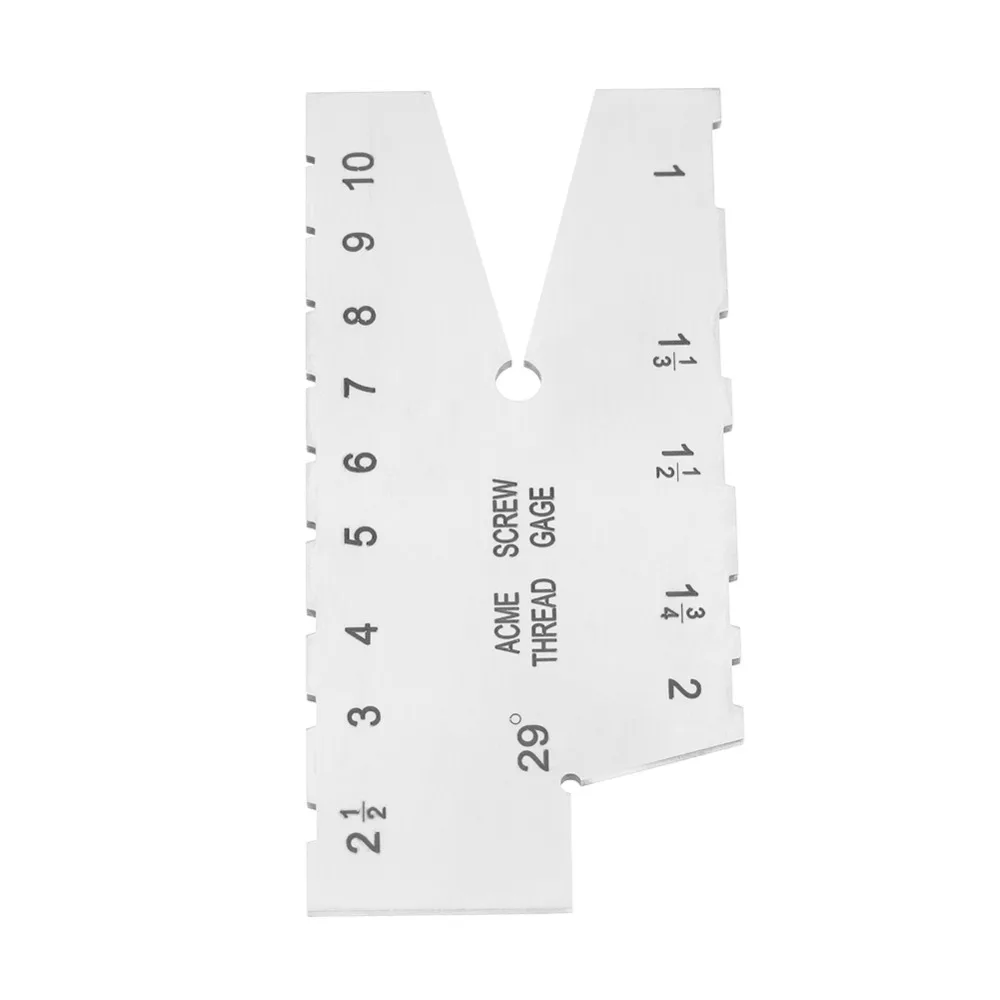 New Stainless Steel Screw Thread Gauge 29 Degree Grinding Gage