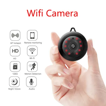 

Home Security MINI WIFI 1080P IP Camera Wireless Small CCTV Infrared Night Vision Motion Detection SD Card Slot Audio APP