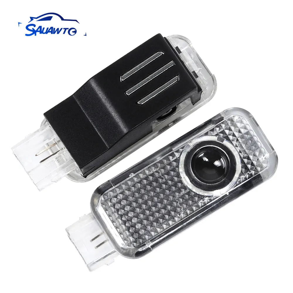 

2PCS LED Car Door Welcome Courtesy Ghost Projector Logo Light For AUDI A3 A4 B5 B6 B7 B8 A5 C5 A6 C6 C7 A7 A8 Q3 Q5 Q7 A1 8P V8