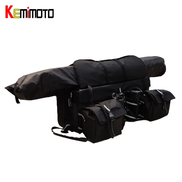 Kemimoto Four Wheels Snowmobile Atv Cargo Rear Rack Gear Bag Luggage Kemimoto Four Wheels Snowmobile Atv Cargo Rear Rack Gear Bag Luggage Set Foldable Storage