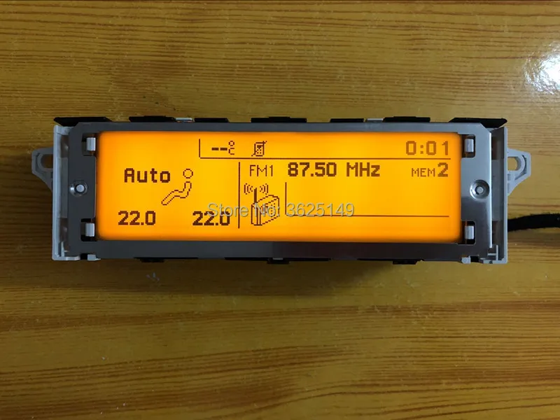 Оригинальный Желтый экран 5 меню USB флешка 12 контактов для Peugeot 307 207 408 citroen C4 C5