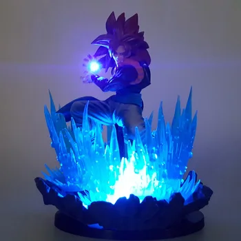 

Dragon Ball Lampara Led SS4 Gogeta Power Up Led Lights Scene Set Goku Vegeta Dragon Ball Led Lamp