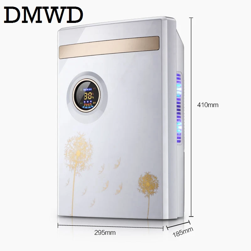 

DMWD Portable Electric Dehumidifier 1080ml/day household mute air dryer cleaner Moisture Absorbing Intelligent LED air purifier