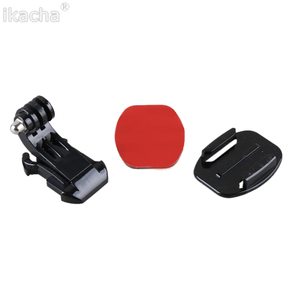 J hook mountc+Flat Curved Adhesive Mount Helmet