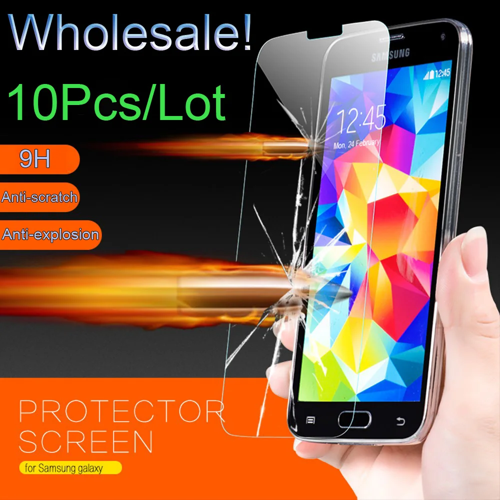 Оптовая продажа 9H Защитная пленка для экрана из закаленного стекла Samsung Galaxy J2 J5