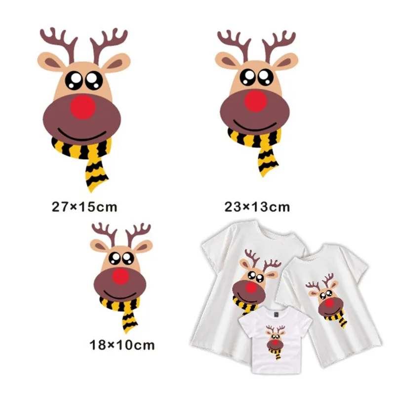 A-class-Cartoon-Giraffe-Family-Washable-Sticker-of-Family-Heat-Transfer-Hot-Press-Ironing-Pyrograph-Paper