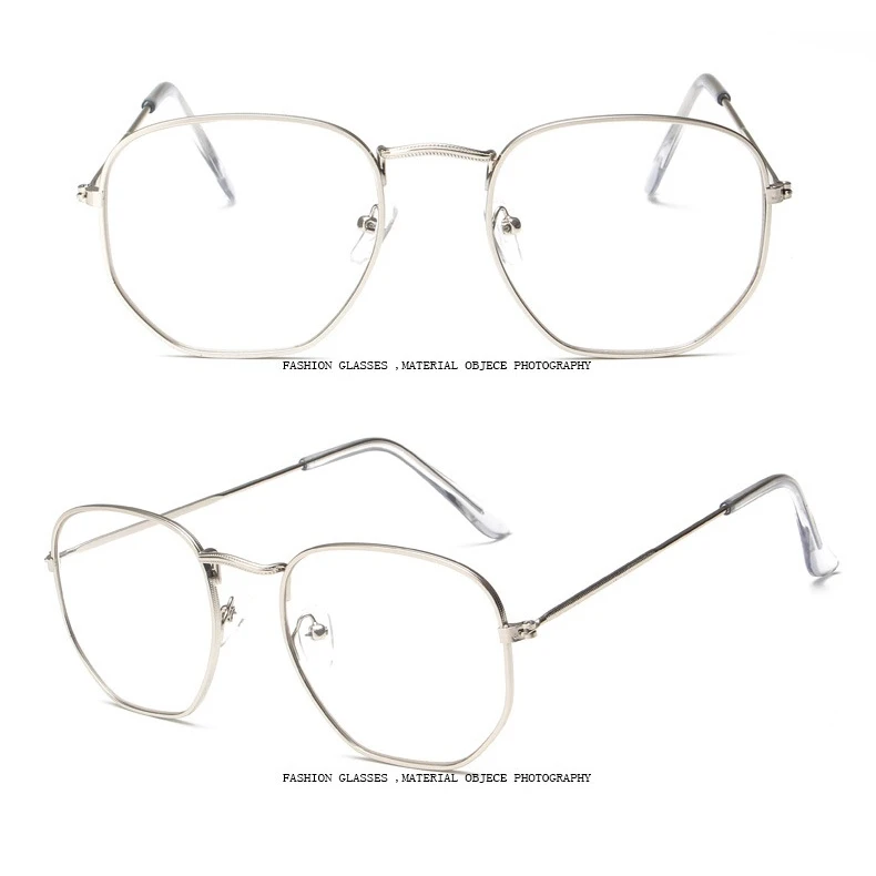 Винтажные Квадратные Солнцезащитные очки для женщин и мужчин, Ретро стиль, классические черные солнцезащитные очки для женщин и мужчин, роскошные брендовые дизайнерские солнцезащитные очки - Цвет линз: Silver Transparent