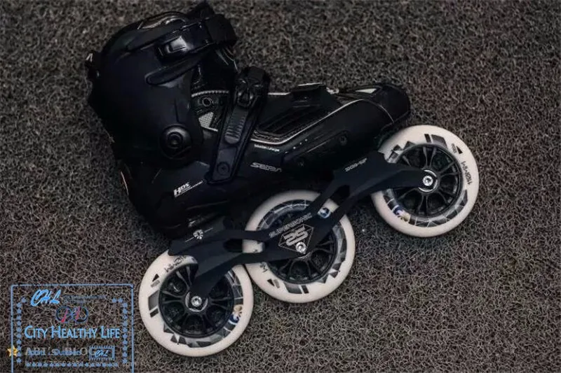 Встроенная скоростная роликовая рама с 3X110 мм колесом для катания на коньках оригинальная сверхзвуковая CNC база Flying Eagle, светильник с винтовой осью из сплава в подарок