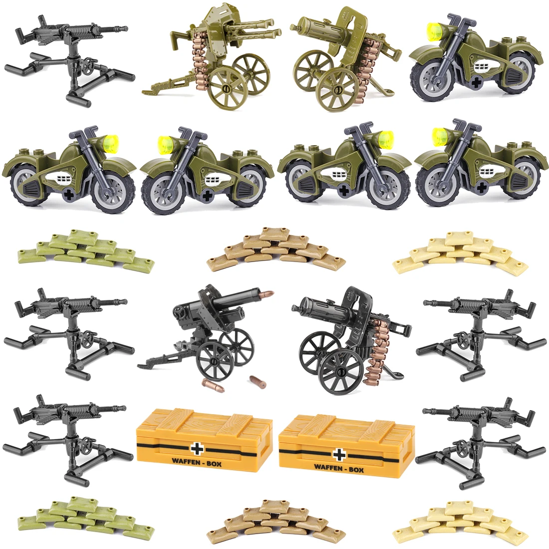 

Military War Theme DIY Small Particle Weapon Building Block Model Puzzle Assemble Children Toys For 100% Building Block Brands