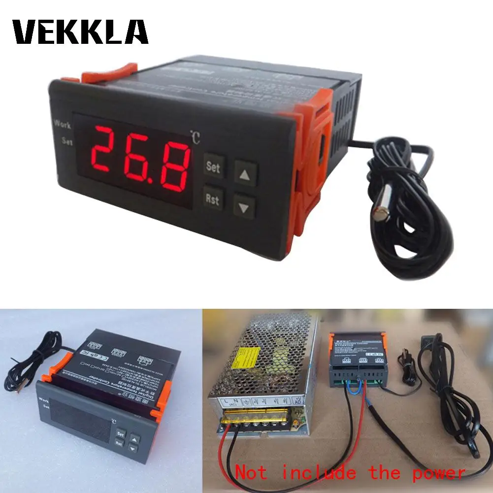 Digital 12V 220V Thermostat Regulator Thermometer Temperature