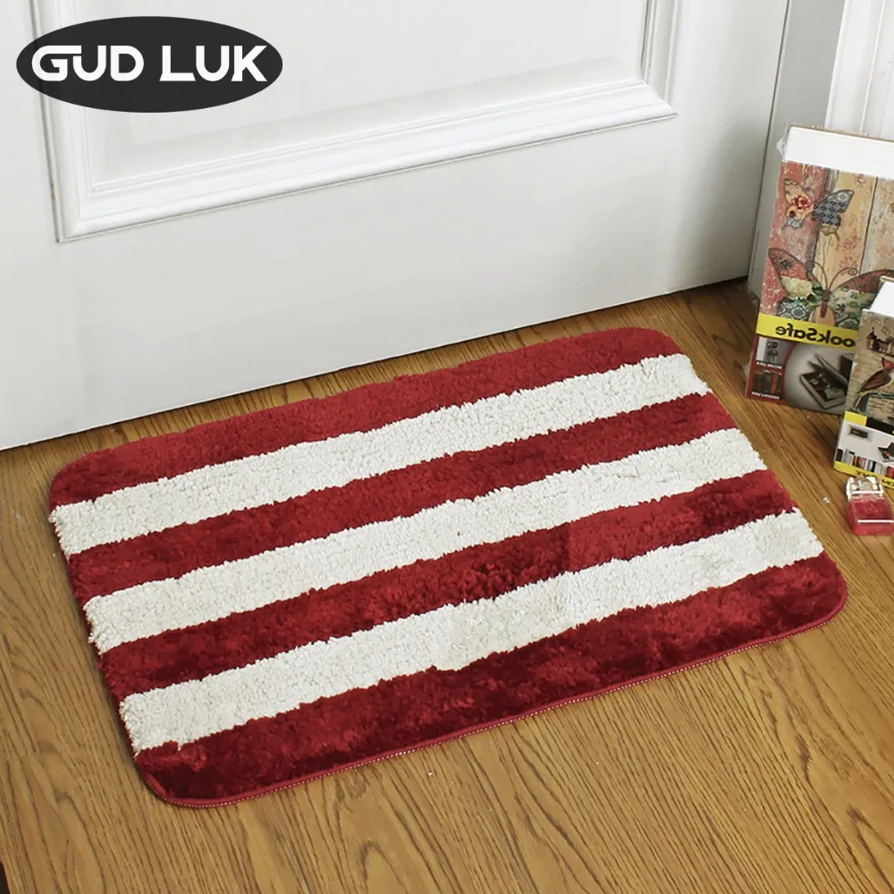 

Polyester Fiber Mat Anti-Skid Rugs Doormat Kitchen Mats Carpet Water Absorption Entrance Rug Indoor/Outdoor Floor mat CXT-004