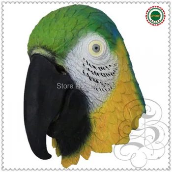 

2015 Top Design And Hot Sale Animal Mask Realistic Parrot Mask For Halloween Party Full Head For Adult