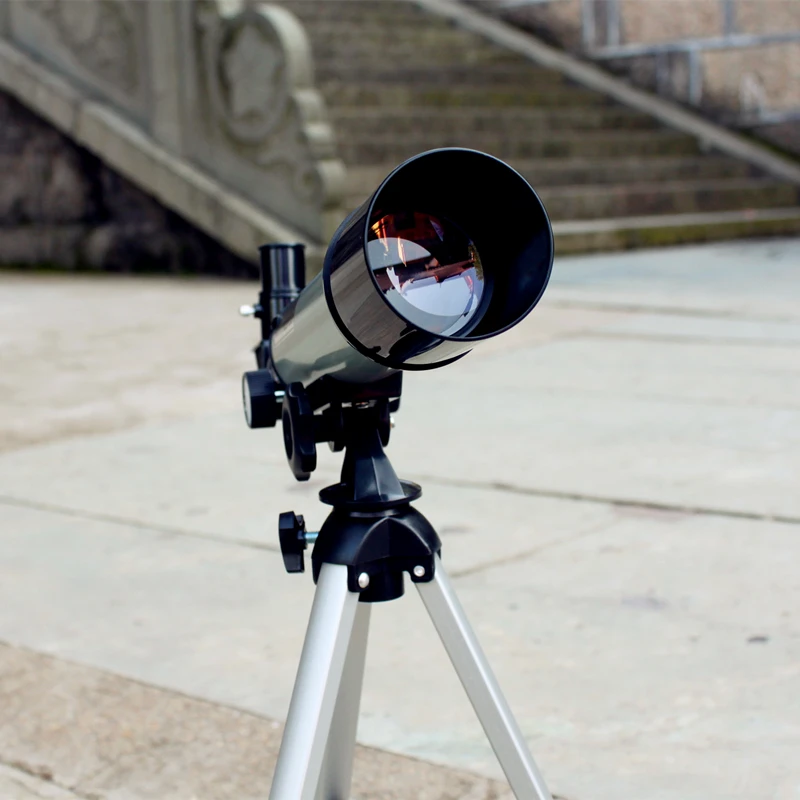 Астрономический монокулярный телескоп 360/50 мм для детей, обучающий подарок со звездами и бесплатным штативом для наблюдения за космосом и Луной