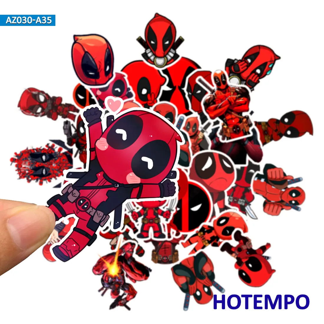 35pcs Super Hero Marvel Deadpool Stickers for Mobile Phone Laptop Luggage Suitcase Guitar Skateboard Bicycle Decal Stickers 35pcs Super Hero Marvel Deadpool Stickers for Mobile Phone Laptop Luggage Suitcase Guitar Skateboard Bicycle Decal Stickers