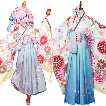 

2018 Arrivals Fate/Grand Order Cosplay Matthew Cosplay Mash Kyrielight Costume kimono Full Sets Halloween Carnival Adult