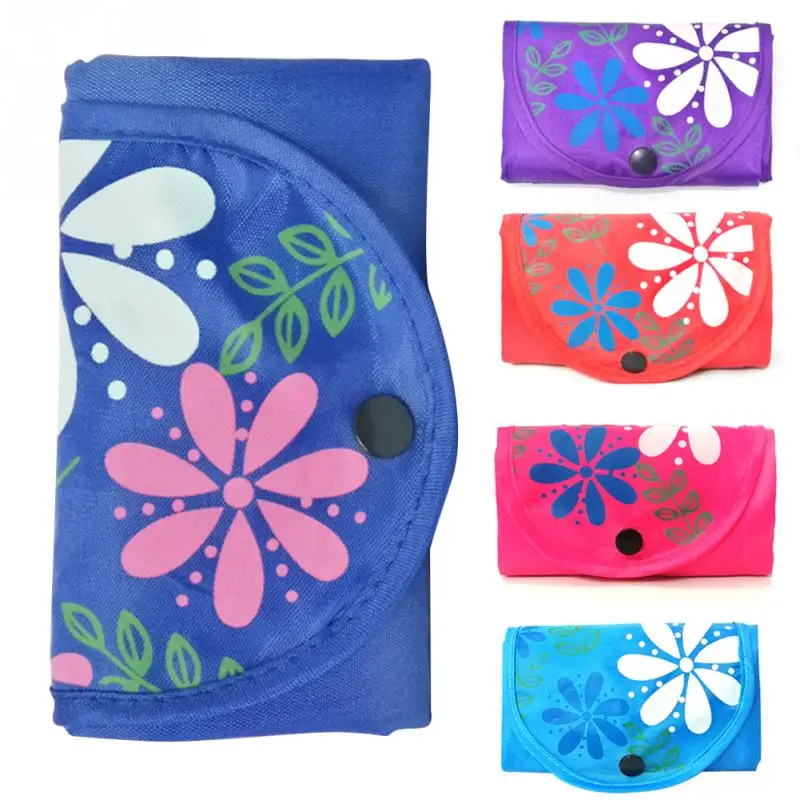 New Women Foldable Shopping Bag Reusable Floral Handbag Large Capacity Oxford Cloth Casual Grocery Bag Durable Ladies Tote #1103 New Women Foldable Shopping Bag Reusable Floral Handbag Large Capacity Oxford Cloth Casual Grocery Bag Durable Ladies Tote #1103