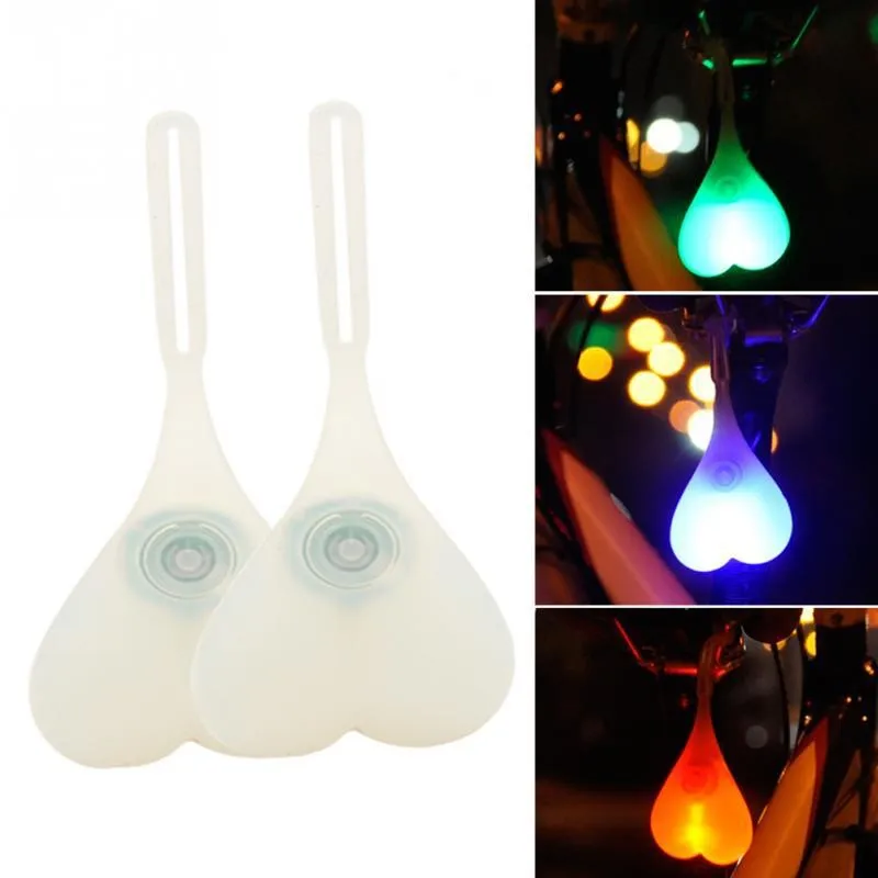 

Cycling Silicone Balls Tail Light Creative Bike Waterproof Night Creative LED Red Warning Lights Bicycle Seat Back Rear Light