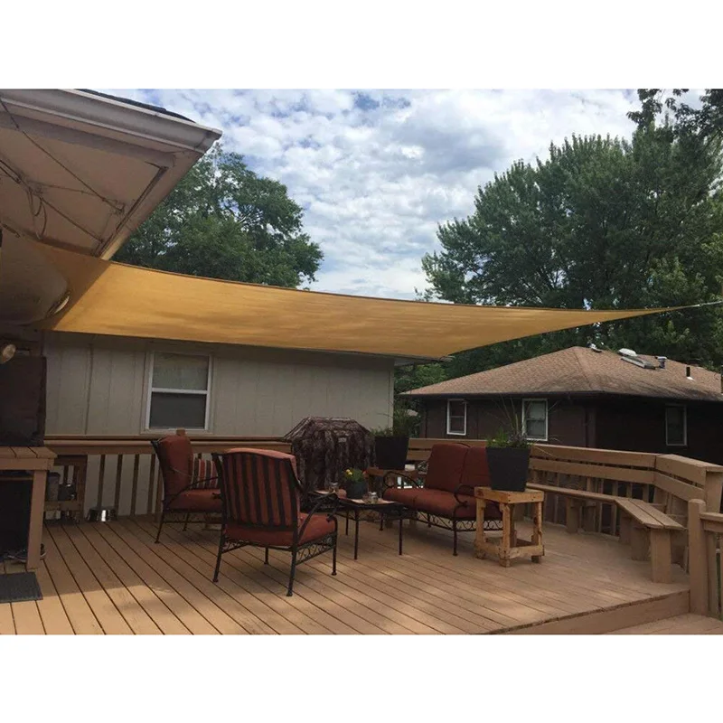 

Hot 3X4m/4X4m UV Protecting 70% Waterproof Oxford Cloth Outdoor Sun Sunscreen Sun Shade Net LSK99
