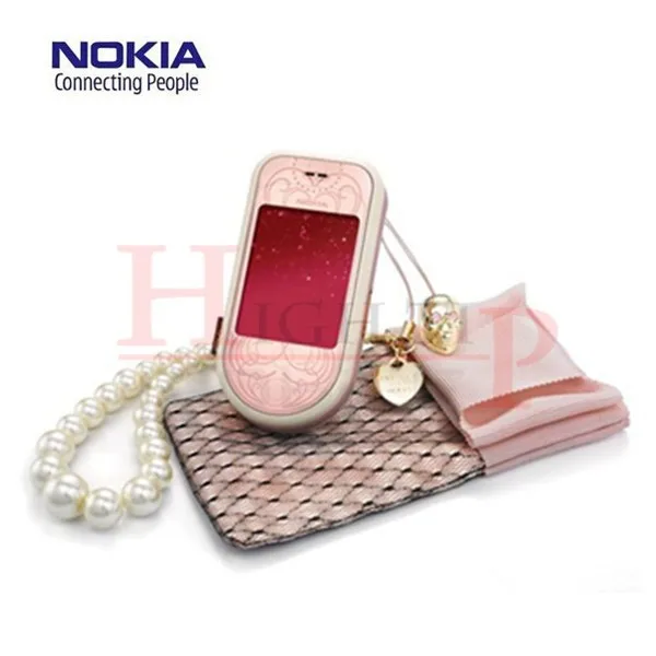Разблокированный мобильный телефон NOKIA 7373 Bluetooth MP3 камера Vedio FM Классический дешевый мобильный телефон 1 год гарантии отремонтированный