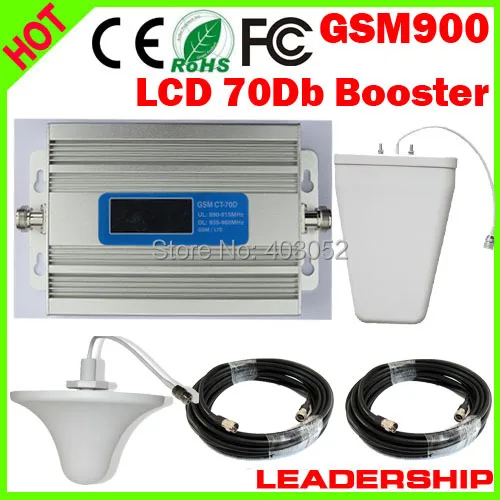 

Free shipping Drop ship LCD BOOSTER High gain ALC 2G GSM970 900mhz cellular mobile/cell phone signal repeater booster amplifier