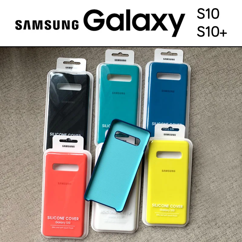 Price Samsung Original (OFFICIAL PRODUCT) Samsung S10 Case S10 Plus S10e Galaxy Note 10 Plus Cover Grid Silicone