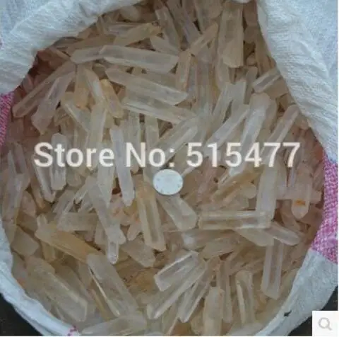 

1000g (2.2LB) NATURAL SMALL CLEAR QUARTZ CRYSTAL POINTS ROUGH ORIGINAL