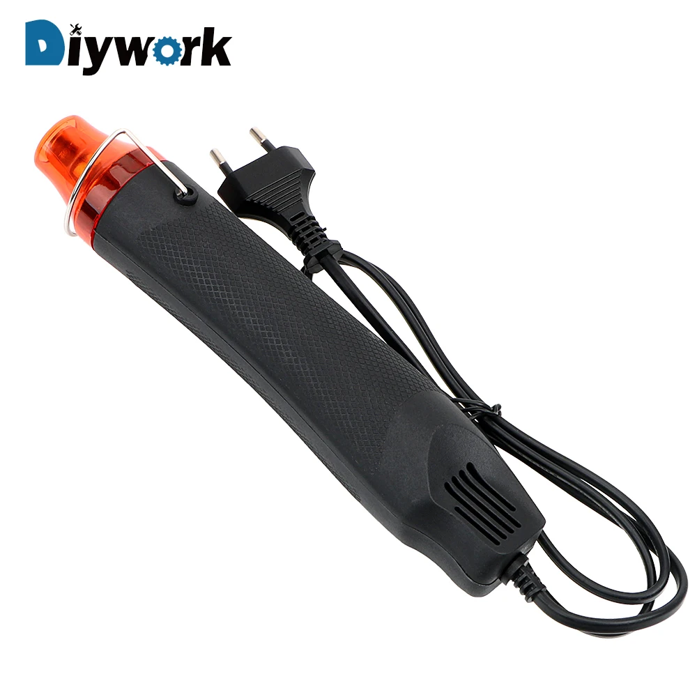 

DIYWORK Electric Hot Air Gun Heat Gun Shrink Plastic 300W Temperature Power Tool 220V with Supporting Seat EU Plug DIY Tool