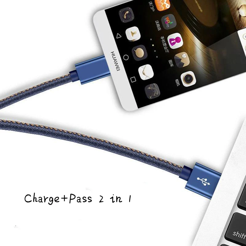 

Micro USB Cable 2.4A Nylon Fast Charge USB Data Cable for Samsung Xiaomi LG Tablet Android Mobile Phone USB Charging Cord