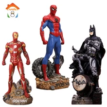 30CM Batman Action Figures Toys Brinquedos Super Hero Spider Man Iron Man Anime Lover Collectible Model Toy Boys Christmas Gift
